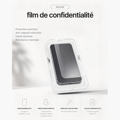 Protection verre Anti-espion - NexCase